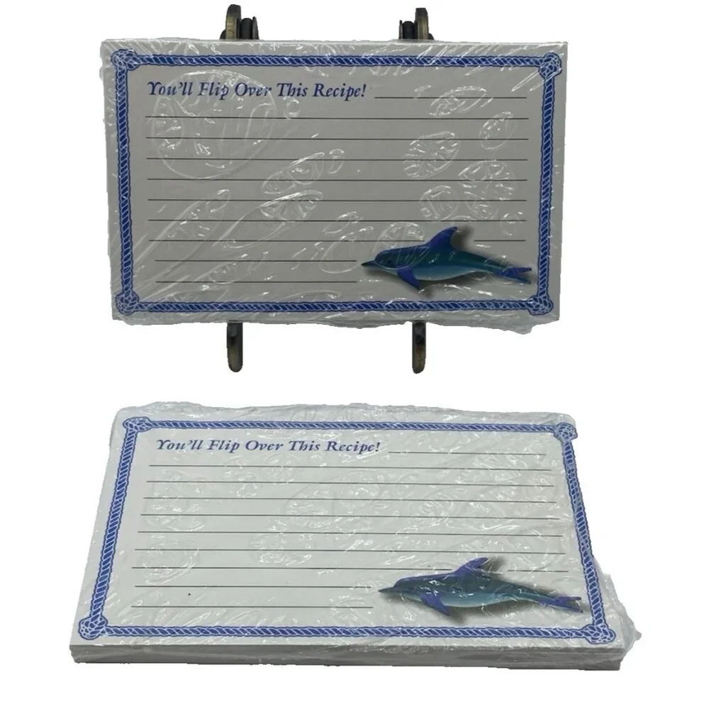 University of Delaware Fish Theme Recipe Cards 3